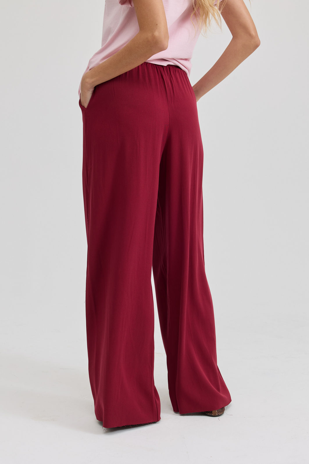 CALÇA PANTALONA LIA VERMELHO CEREJA CALÇA PANTALONA LIA VERMELHO CEREJA