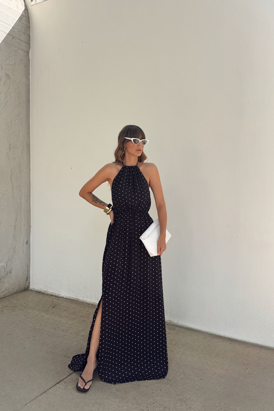 VESTIDO LONGO FRENTE UNICA ESTAMPADO MARGOT POA PRETO VESTIDO LONGO FRENTE UNICA ESTAMPADO MARGOT POA PRETO