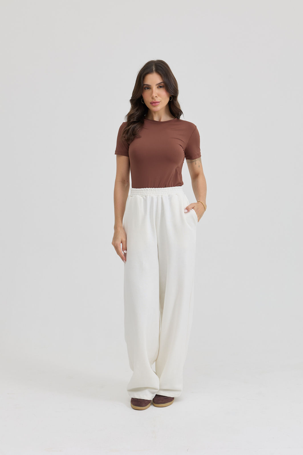 BLUSA POLIAMIDA LAURA MARROM BLUSA POLIAMIDA LAURA MARROM