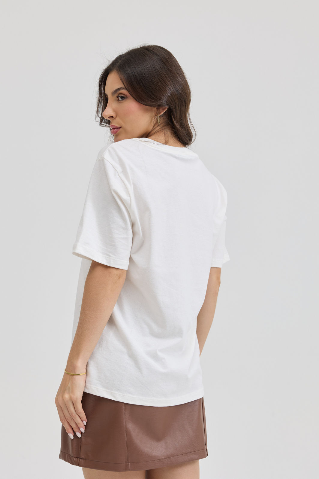 T-SHIRT ESTONADA COFFEE URSINHA OFF WHITE T-SHIRT ESTONADA COFFEE URSINHA OFF WHITE