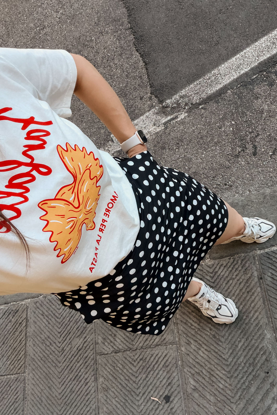 T-SHIRT ESTONADA FARFALLE PASTA OFF WHITE T-SHIRT ESTONADA FARFALLE PASTA OFF WHITE
