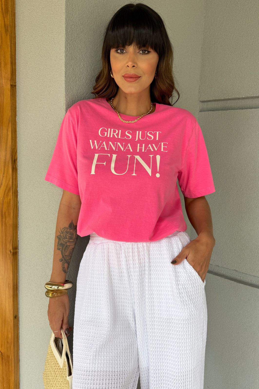 T-SHIRT ESTONADA GIRLS JUST FUN ROSA SUMMER T-SHIRT ESTONADA GIRLS JUST FUN ROSA SUMMER