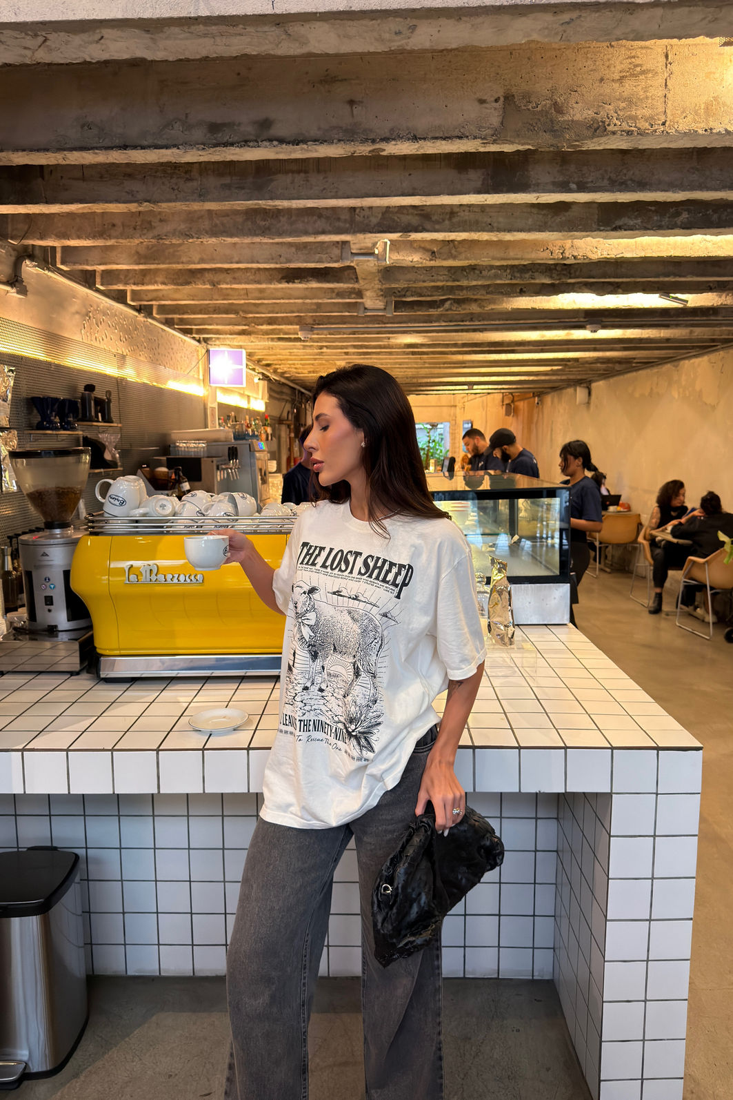 T-SHIRT OVERSIZED THE LOST SHEEP OFF WHITE