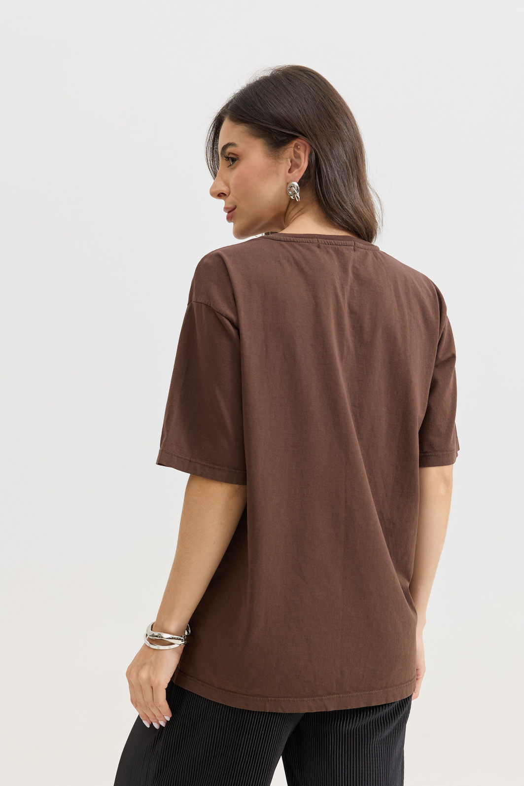 T-SHIRT ESTONADA CLASSIC MARTINI (COM APLICAÇÃO) MARROM CHOCOLATE T-SHIRT ESTONADA CLASSIC MARTINI (COM APLICAÇÃO) MARROM CHOCOLATE