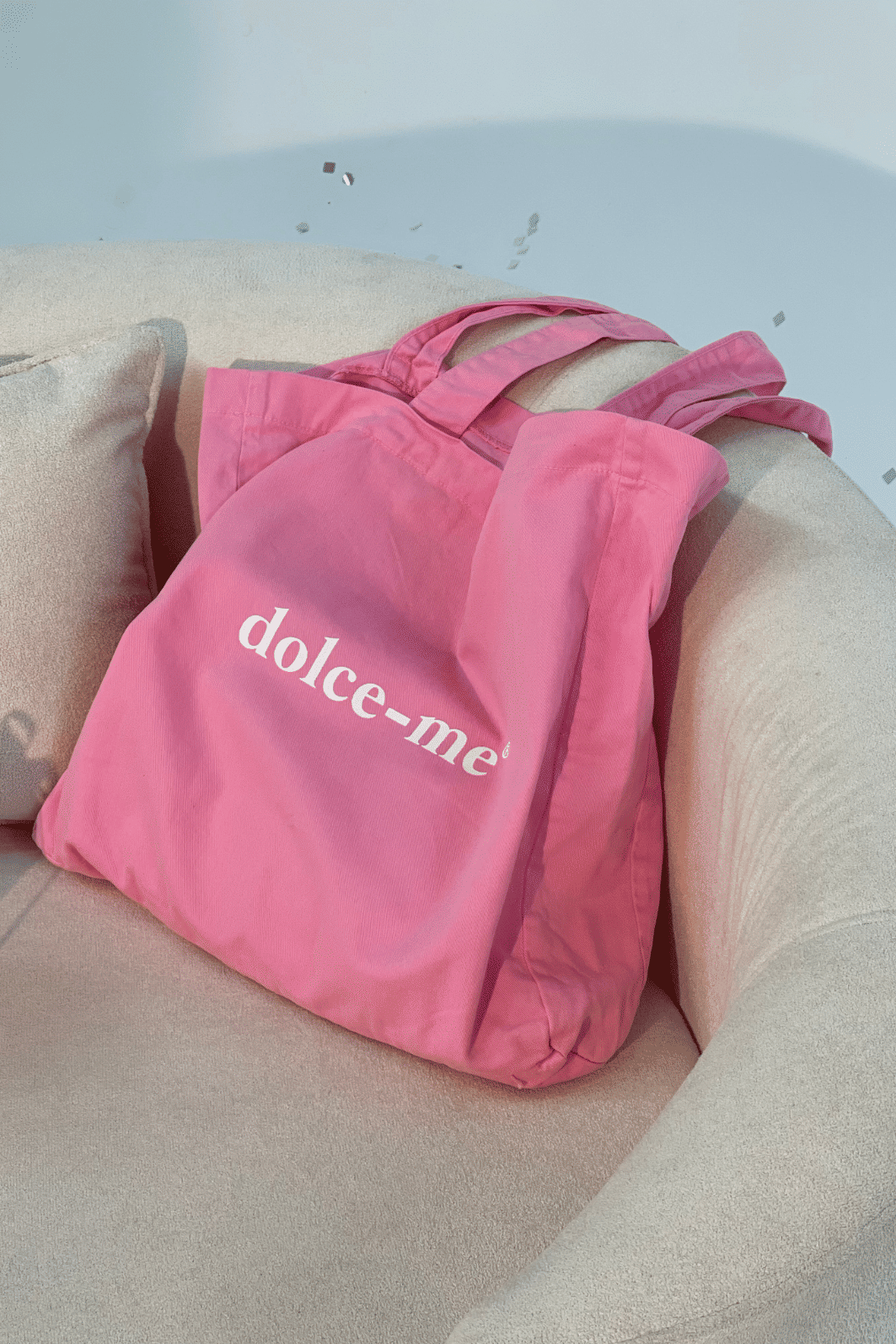 ECOBAG MARCA DOLCE-ME ROSA CREAM ECOBAG MARCA DOLCE-ME ROSA CREAM