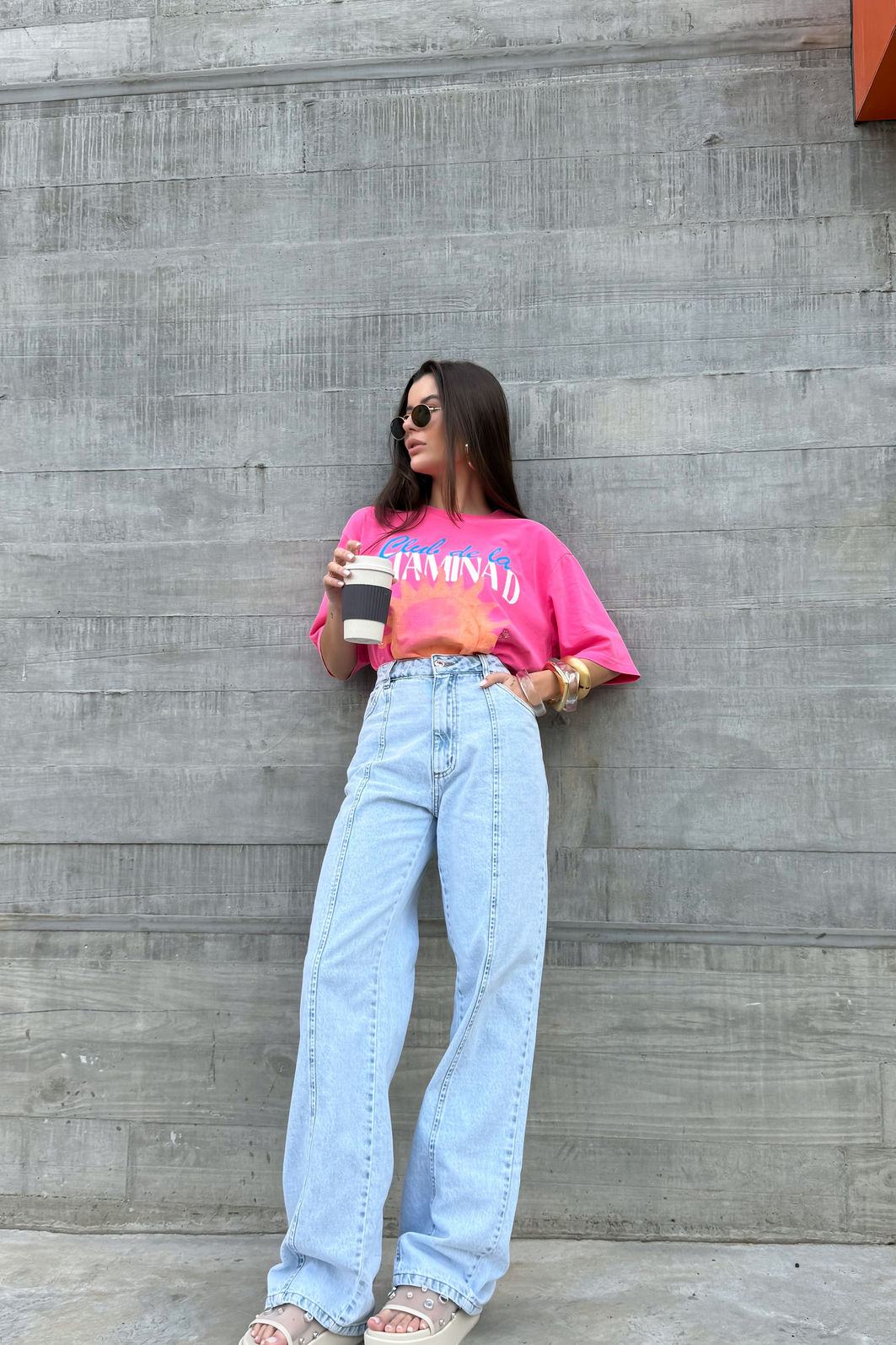 T-SHIRT OVERSIZED VITAMINA D ROSA SUMMER