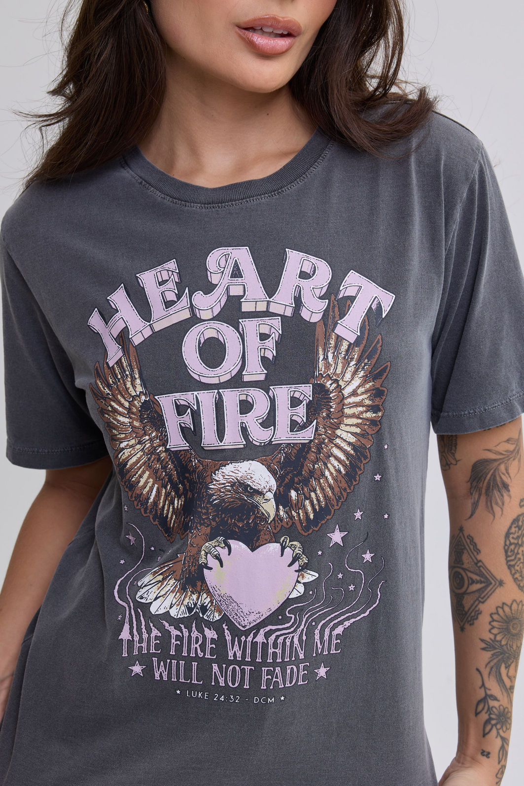 T-SHIRT ESTONADA HEART OF FIRE CHUMBO T-SHIRT ESTONADA HEART OF FIRE CHUMBO