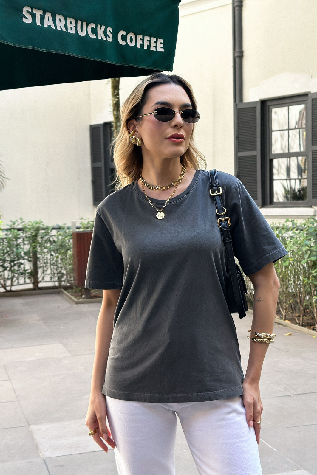 T-SHIRT ESTONADA LISA CHUMBO T-SHIRT ESTONADA LISA CHUMBO