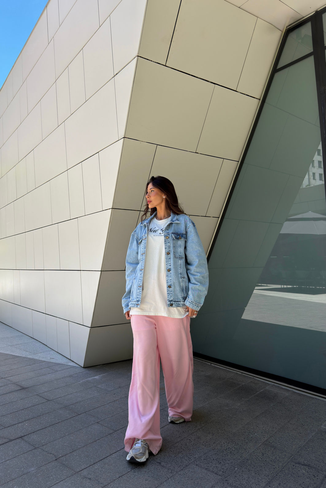 T-SHIRT OVERSIZED NEW YORK OFF WHITE