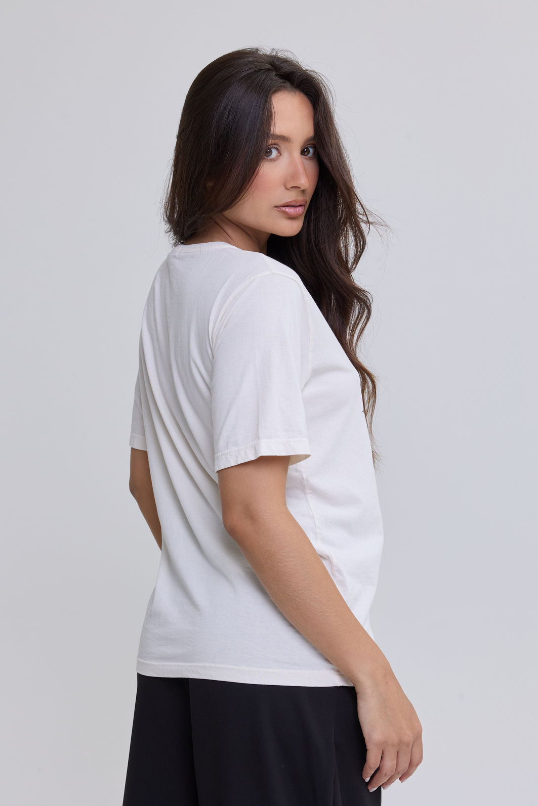 T-SHIRT ESTONADA LAÇOS TEXTURAS OFF WHITE T-SHIRT ESTONADA LAÇOS TEXTURAS OFF WHITE