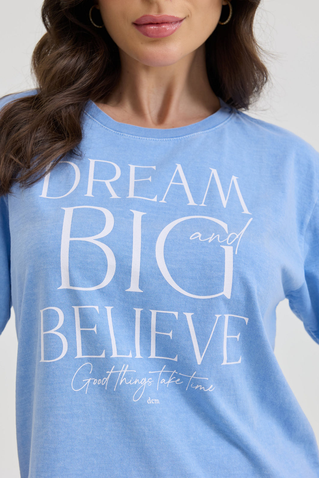 T-SHIRT ESTONADA DREAM BIG AZUL SERENITY T-SHIRT ESTONADA DREAM BIG AZUL SERENITY