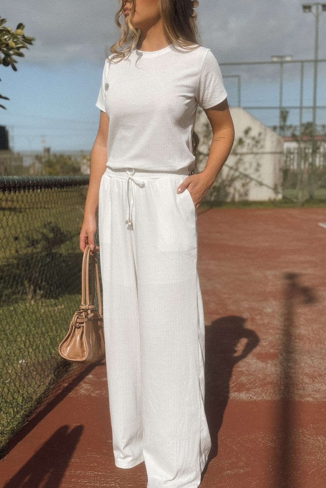 CONJUNTO CANELADO AMANDA OFF WHITE CONJUNTO CANELADO AMANDA OFF WHITE