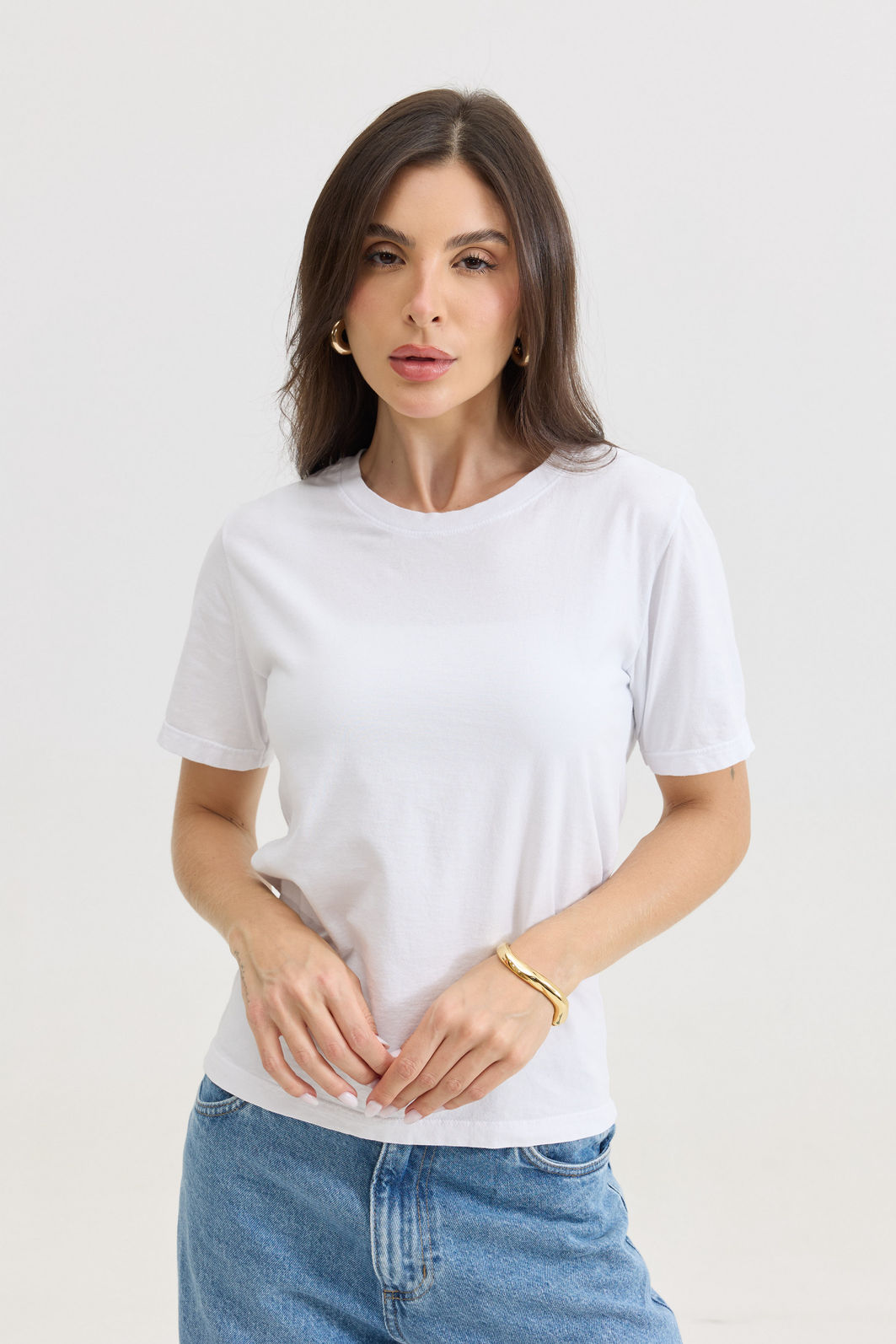 T-SHIRT ESTONADA LISA BRANCA T-SHIRT ESTONADA LISA BRANCA
