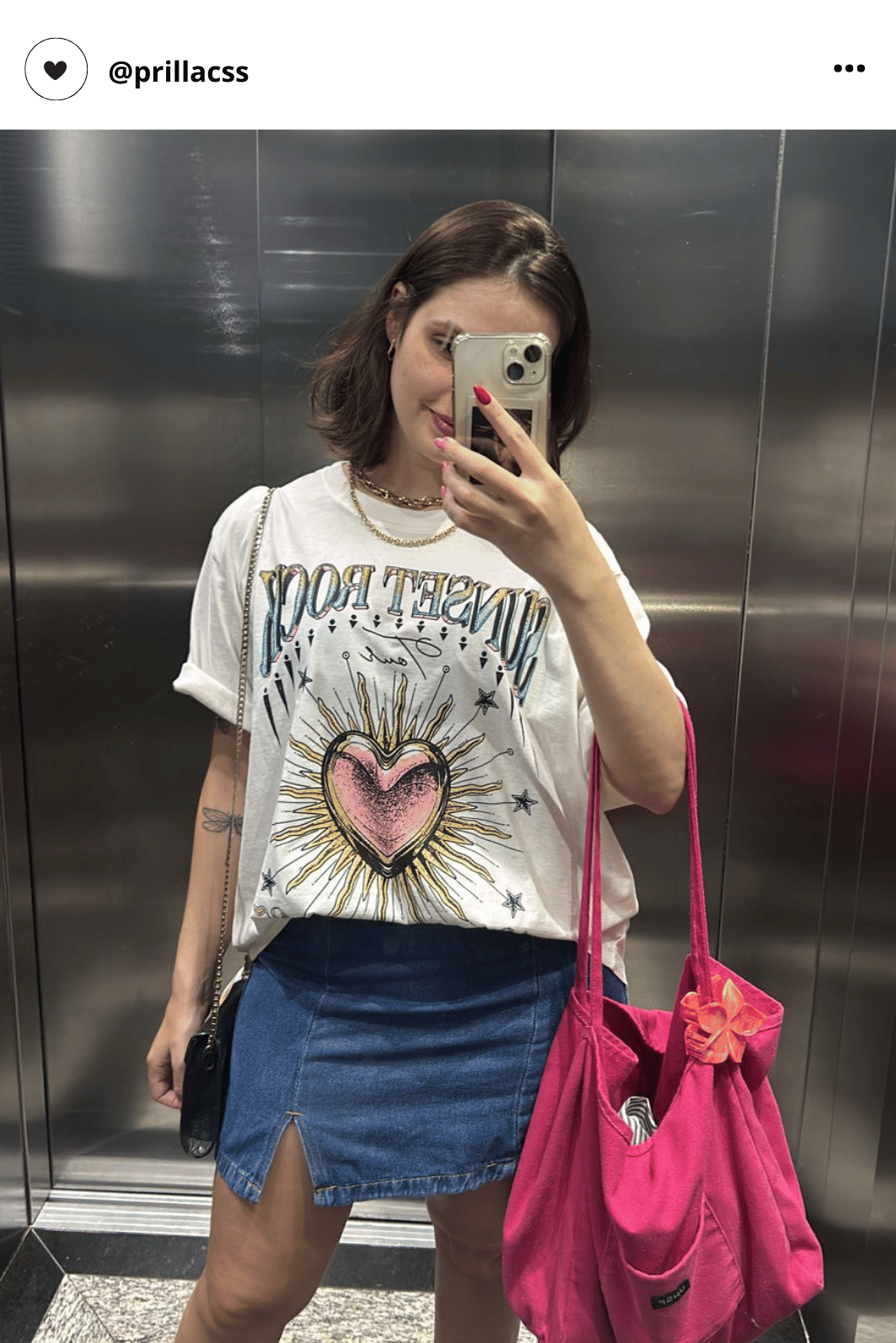 T-SHIRT OVERSIZED SUNSET ROCK TOUR OFF WHITE