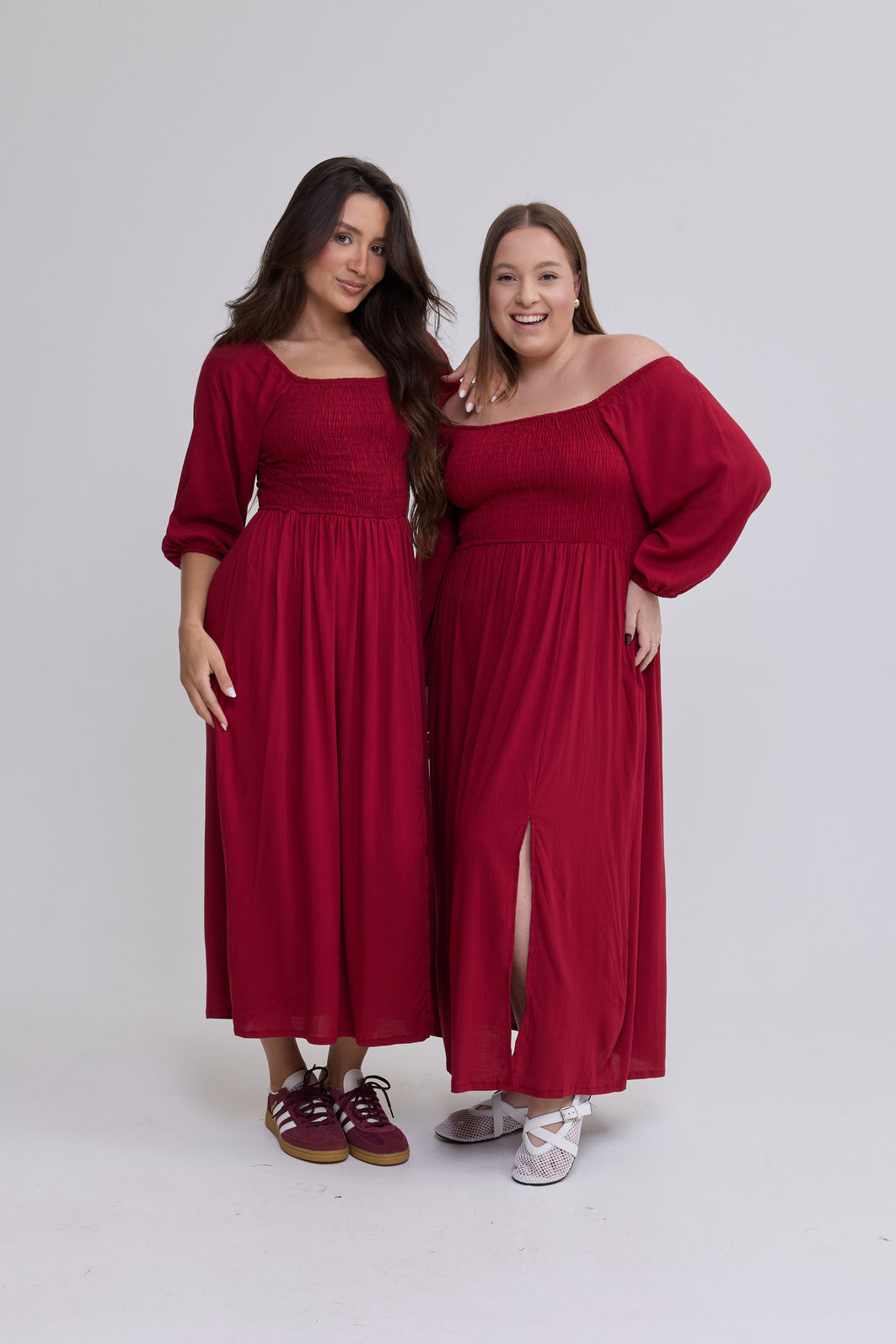 VESTIDO MIDI BARBARA VERMELHO CEREJA VESTIDO MIDI BARBARA VERMELHO CEREJA