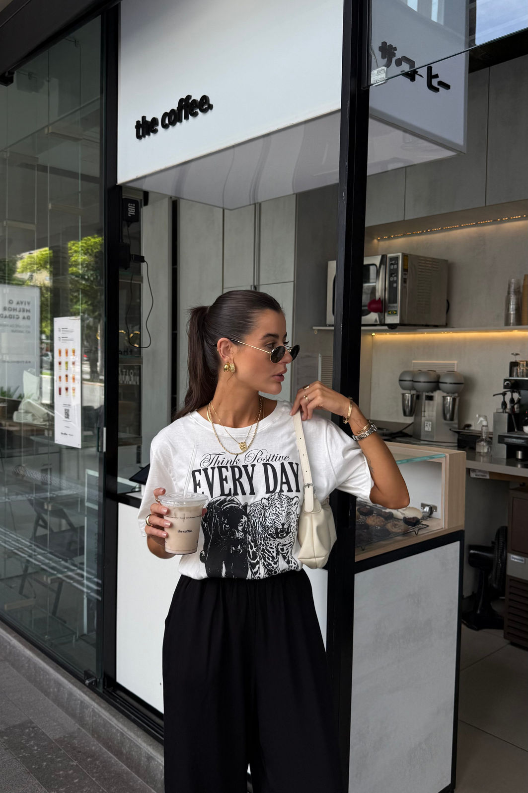 T-SHIRT ESTONADA POSITIVE EVERY DAY OFF WHITE T-SHIRT ESTONADA POSITIVE EVERY DAY OFF WHITE