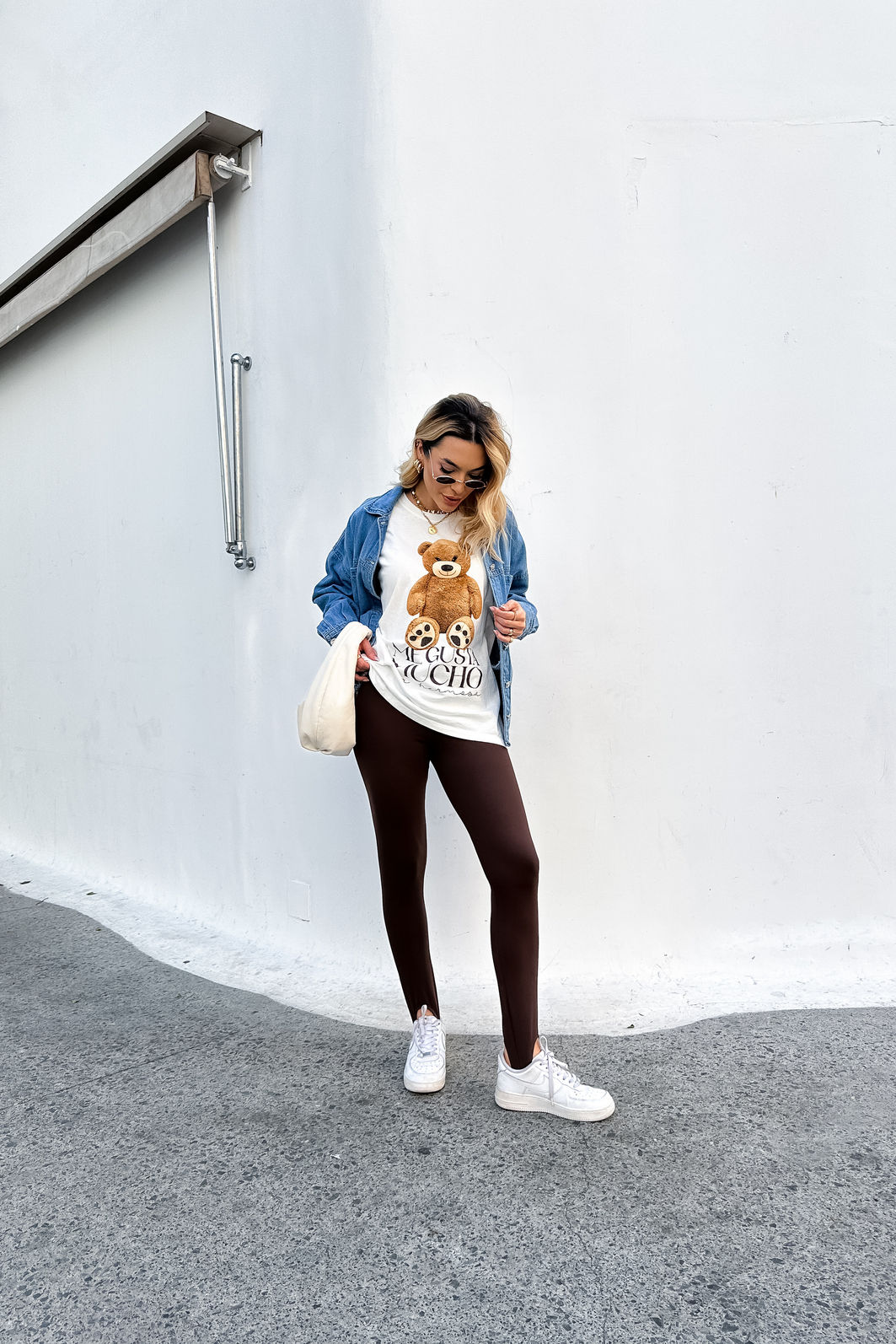 T-SHIRT OVERSIZED URSINHA ME GUSTA  OFF WHITE