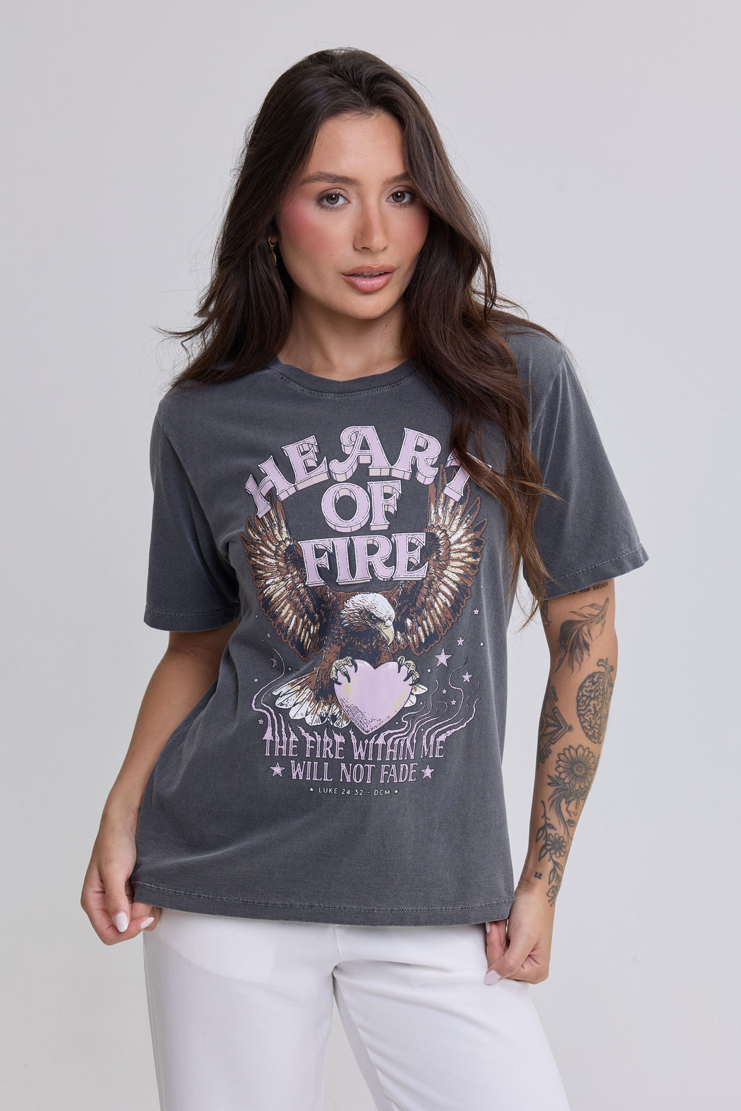 T-SHIRT ESTONADA HEART OF FIRE CHUMBO T-SHIRT ESTONADA HEART OF FIRE CHUMBO