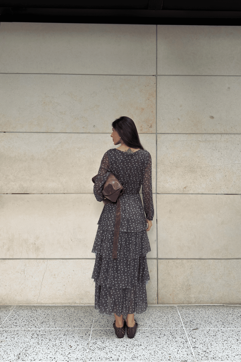 VESTIDO DE TULE ESTAMPADO CHIARA FLORAL