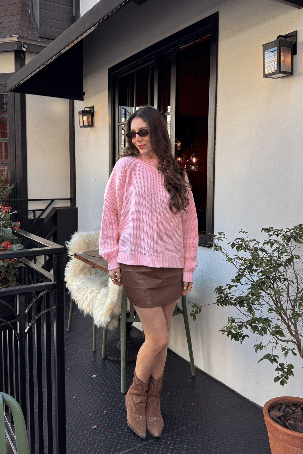 TRICOT GOLA ALTA MANGA LONGA LISO COZY ROSA TRICOT GOLA ALTA MANGA LONGA LISO COZY ROSA