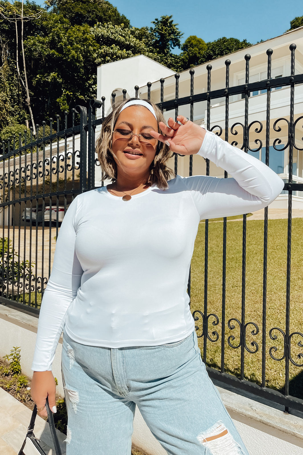 BLUSA MANGA LONGA LOVE OFF WHITE BLUSA MANGA LONGA LOVE OFF WHITE