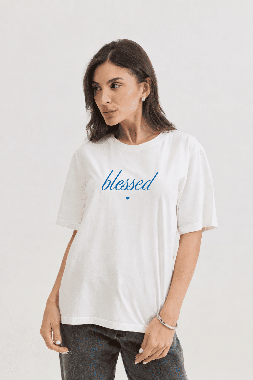 T-SHIRT ESTONADA BLESSED OFF WHITE T-SHIRT ESTONADA BLESSED OFF WHITE