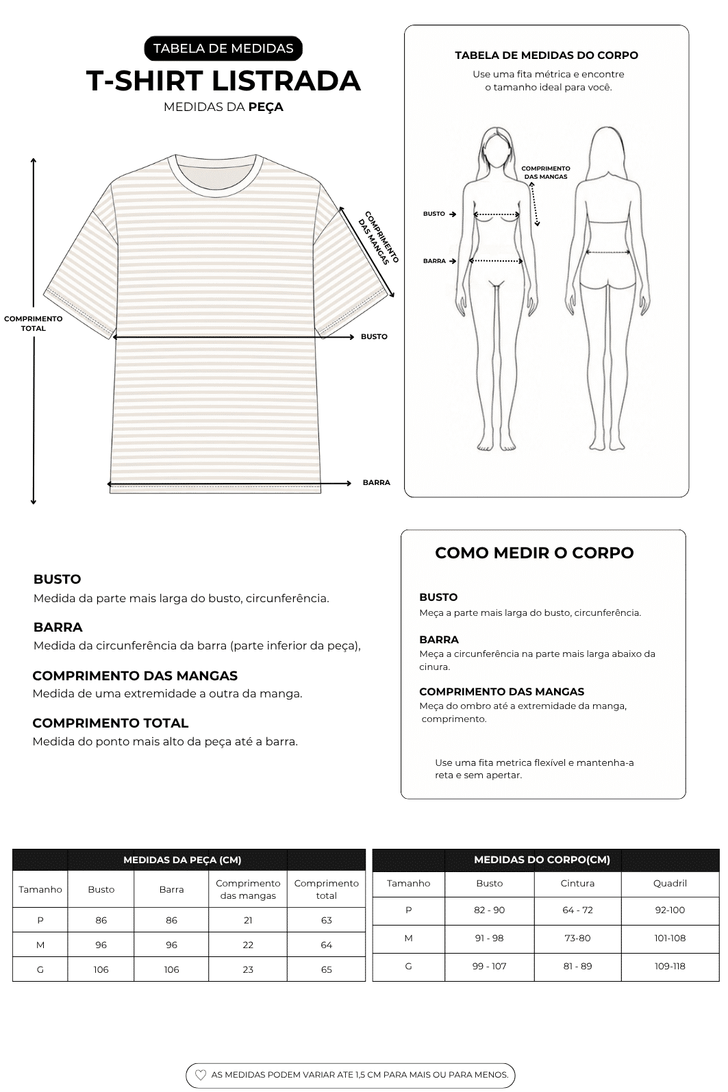 T-SHIRT LISTRADA MARROM