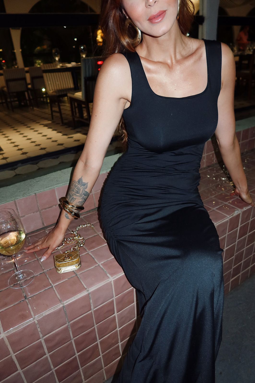 VESTIDO DECOTE QUADRADO GORGEOUS PRETO