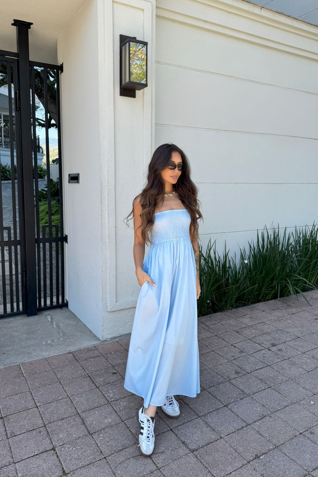 VESTIDO MIDI PANDORA AZUL