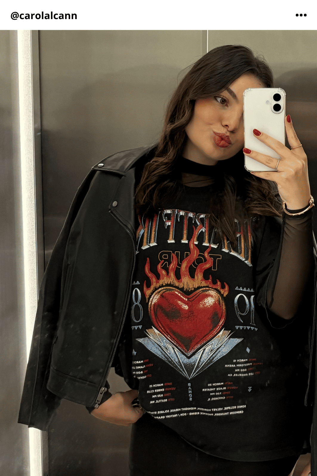 T-SHIRT OVERSIZED ESTONADA HEARTFIRE PRETA