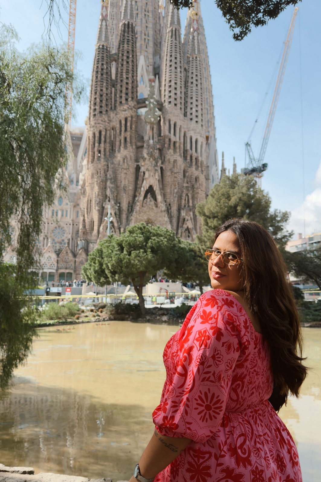 VESTIDO MIDI BARBARA LA FIORE ROSA