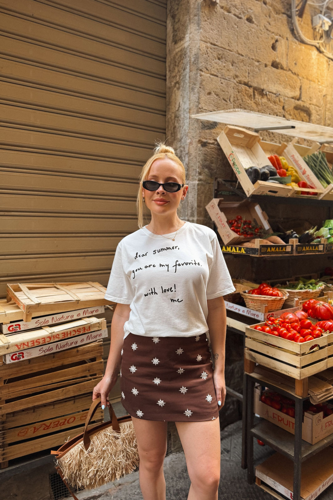 T-SHIRT ESTONADA DEAR SUMMER OFF WHITE T-SHIRT ESTONADA DEAR SUMMER OFF WHITE