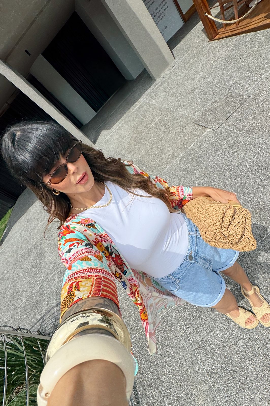 KIMONO CURTO ESTAMPADO ANNE BRASILIDADES KIMONO CURTO ESTAMPADO ANNE BRASILIDADES