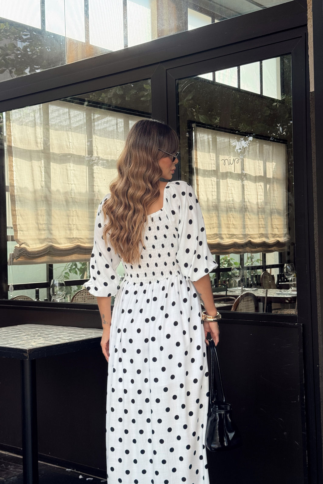 VESTIDO MIDI ESTAMPADO COM BUSTO EM LASTEX BARBARA POÁ BRANCO VESTIDO MIDI ESTAMPADO COM BUSTO EM LASTEX BARBARA POÁ BRANCO