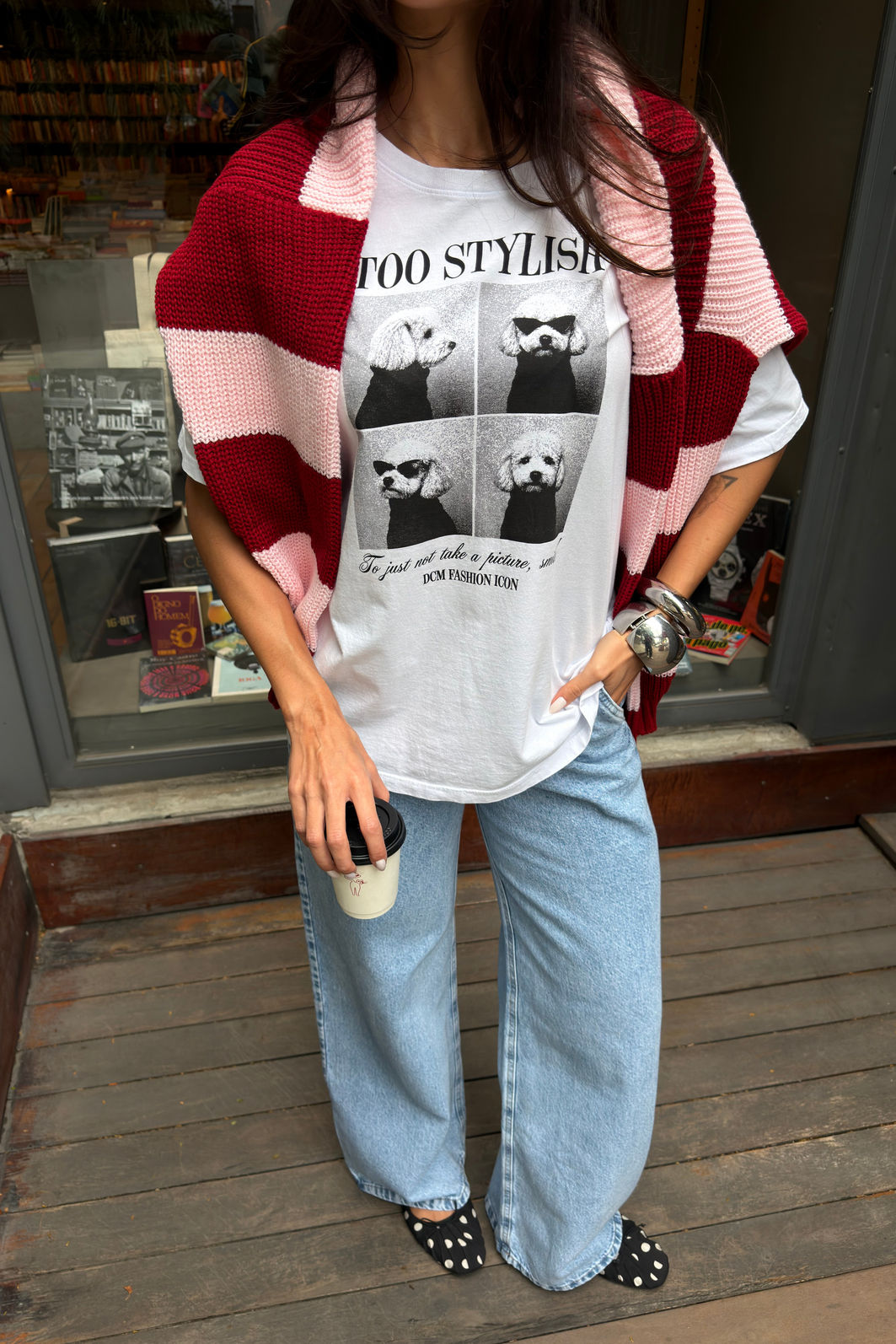 T-SHIRT ESTONADA POODLE STYLISH T-SHIRT ESTONADA POODLE STYLISH