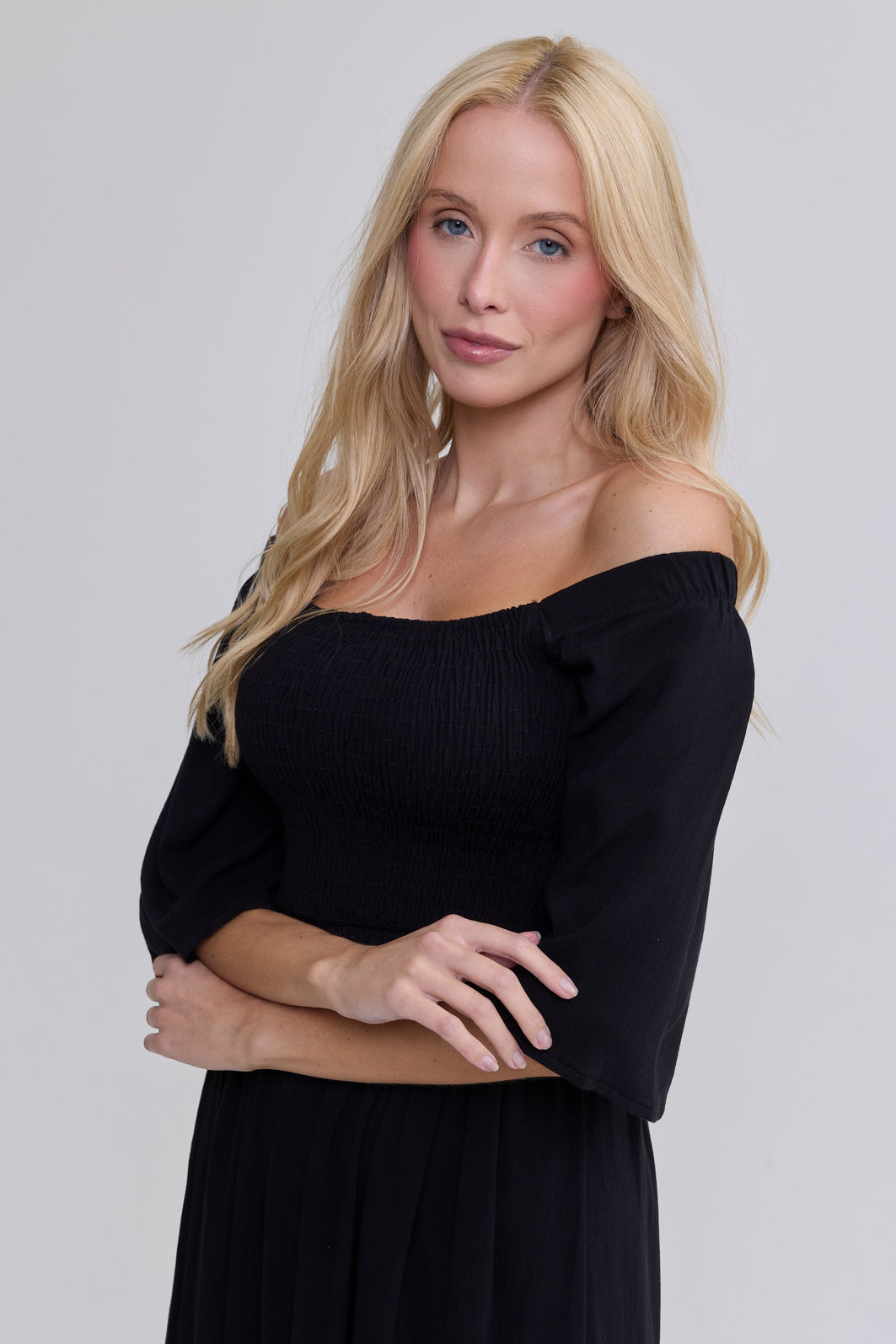 VESTIDO MIDI DREAMS PRETO VESTIDO MIDI DREAMS PRETO