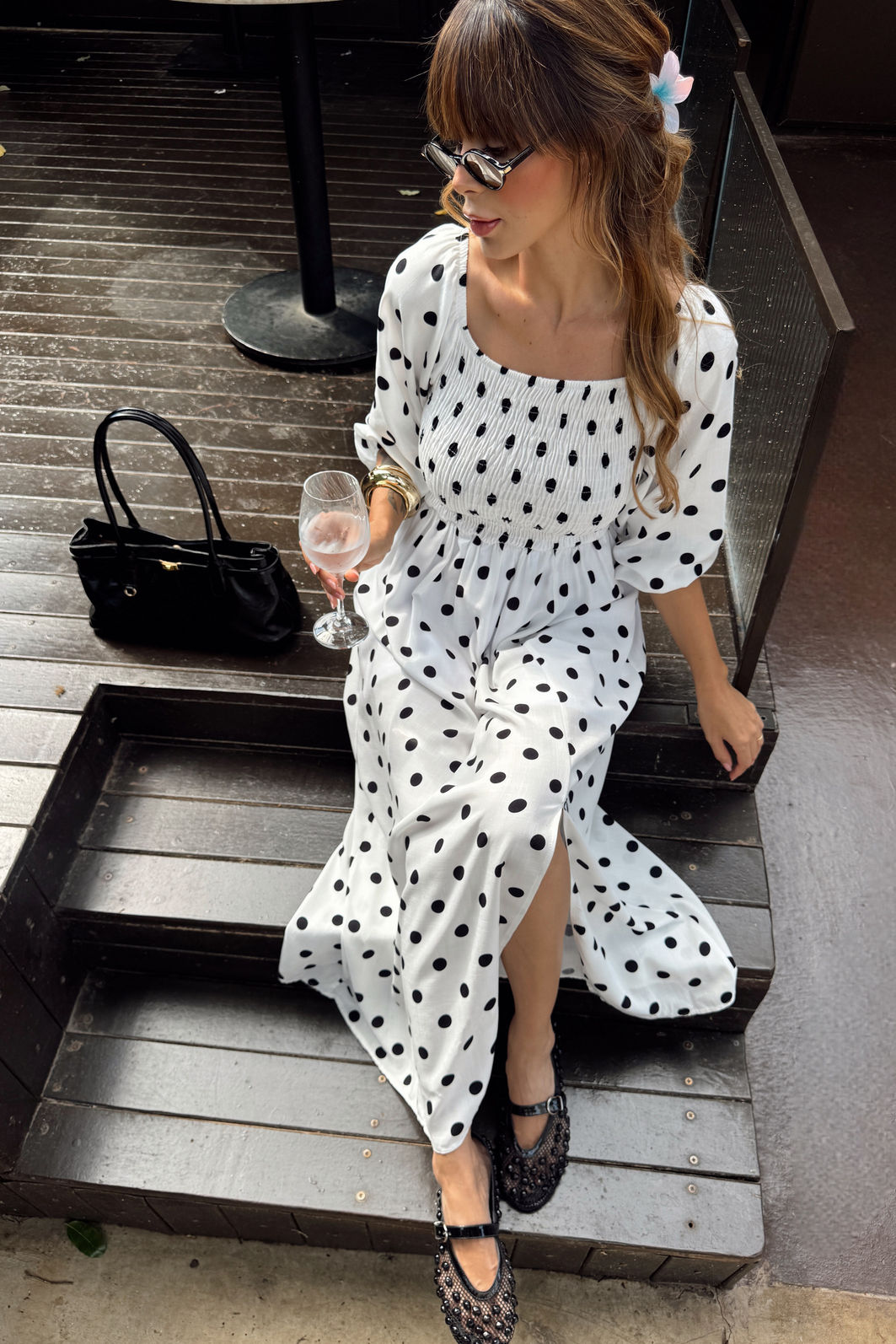VESTIDO MIDI ESTAMPADO COM BUSTO EM LASTEX BARBARA POÁ BRANCO VESTIDO MIDI ESTAMPADO COM BUSTO EM LASTEX BARBARA POÁ BRANCO