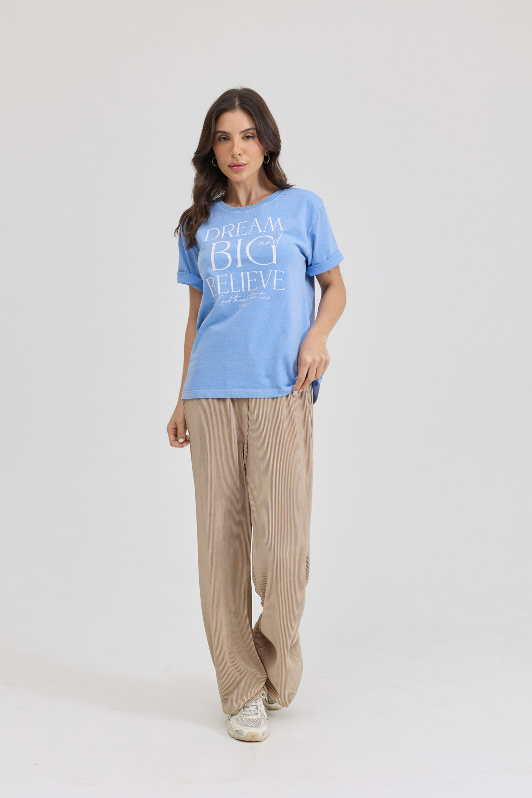 T-SHIRT ESTONADA DREAM BIG AZUL SERENITY T-SHIRT ESTONADA DREAM BIG AZUL SERENITY