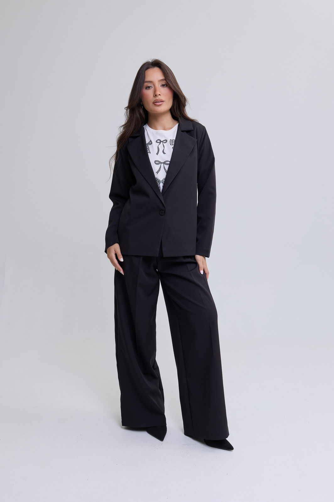 BLAZER DE ALFAIATARIA MANGA LONGA OVERSIZED FRANCESCA PRETO