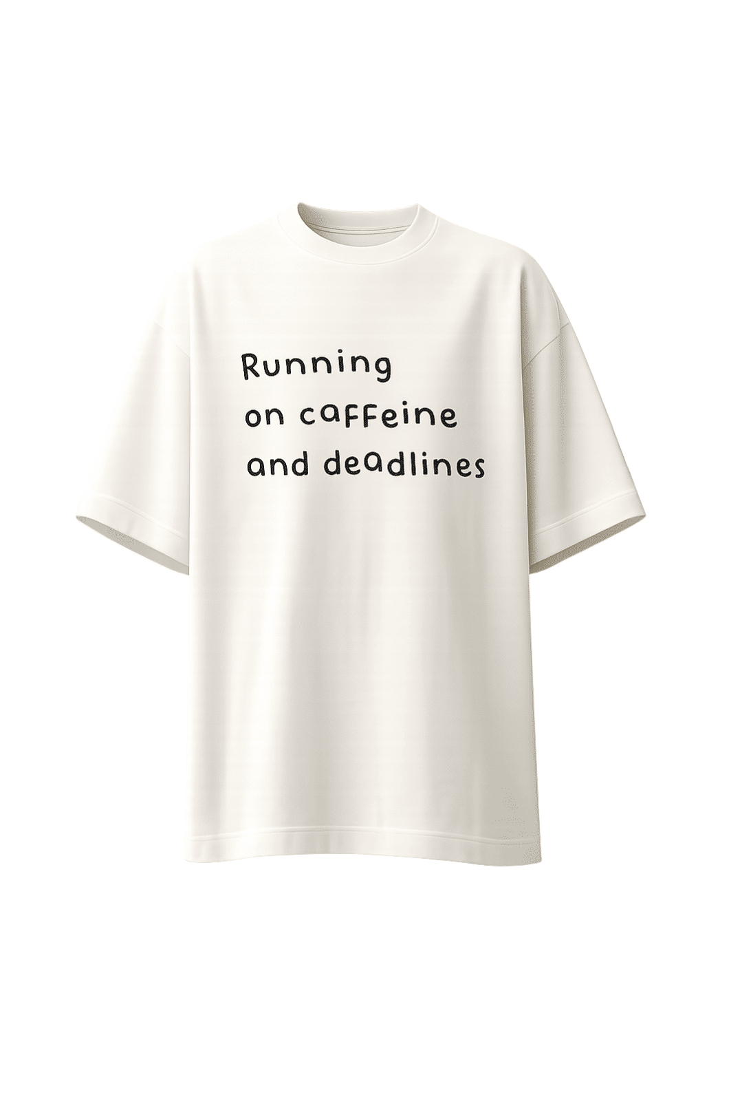 T-SHIRT OVERSIZED RUNNING OFF WHITE