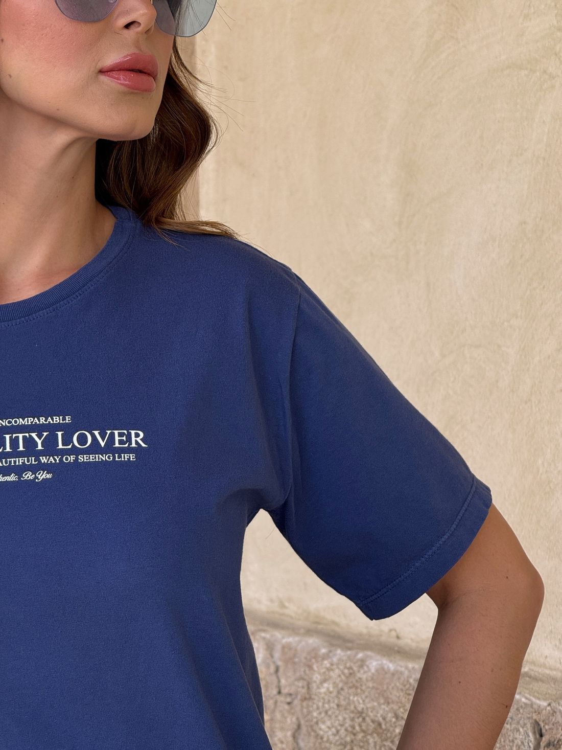 T-SHIRT ESTONADA ORIGINALITY LOVER AZUL NAVY