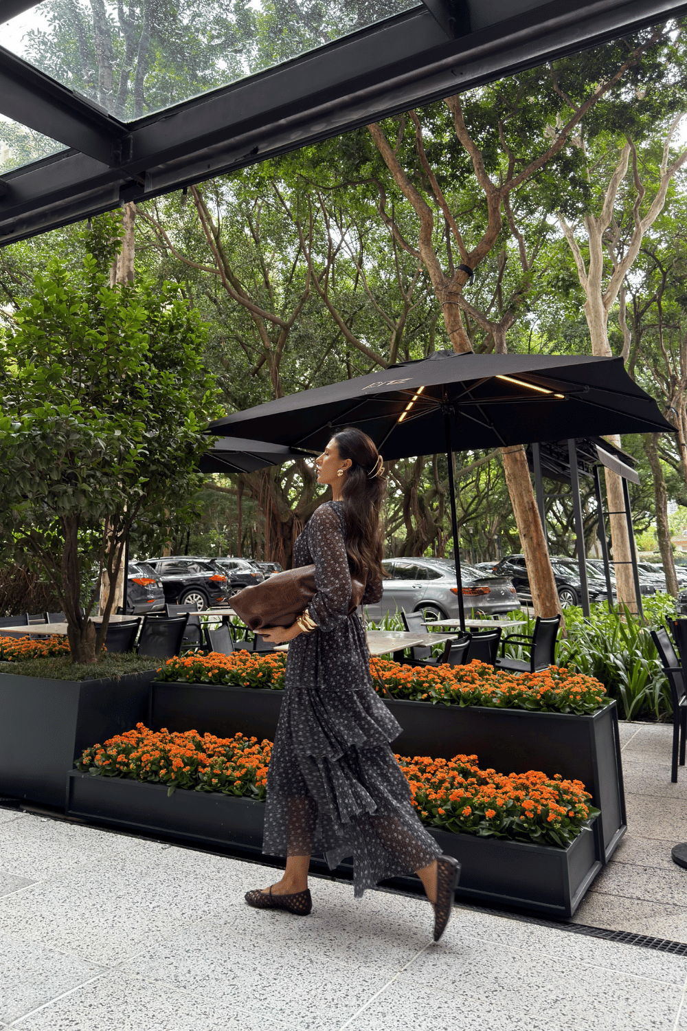 VESTIDO DE TULE ESTAMPADO CHIARA FLORAL