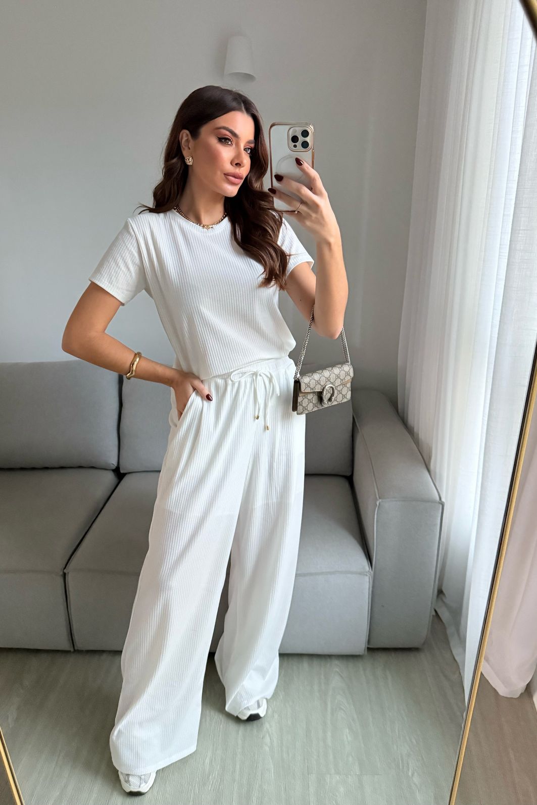 CONJUNTO CANELADO AMANDA OFF WHITE CONJUNTO CANELADO AMANDA OFF WHITE