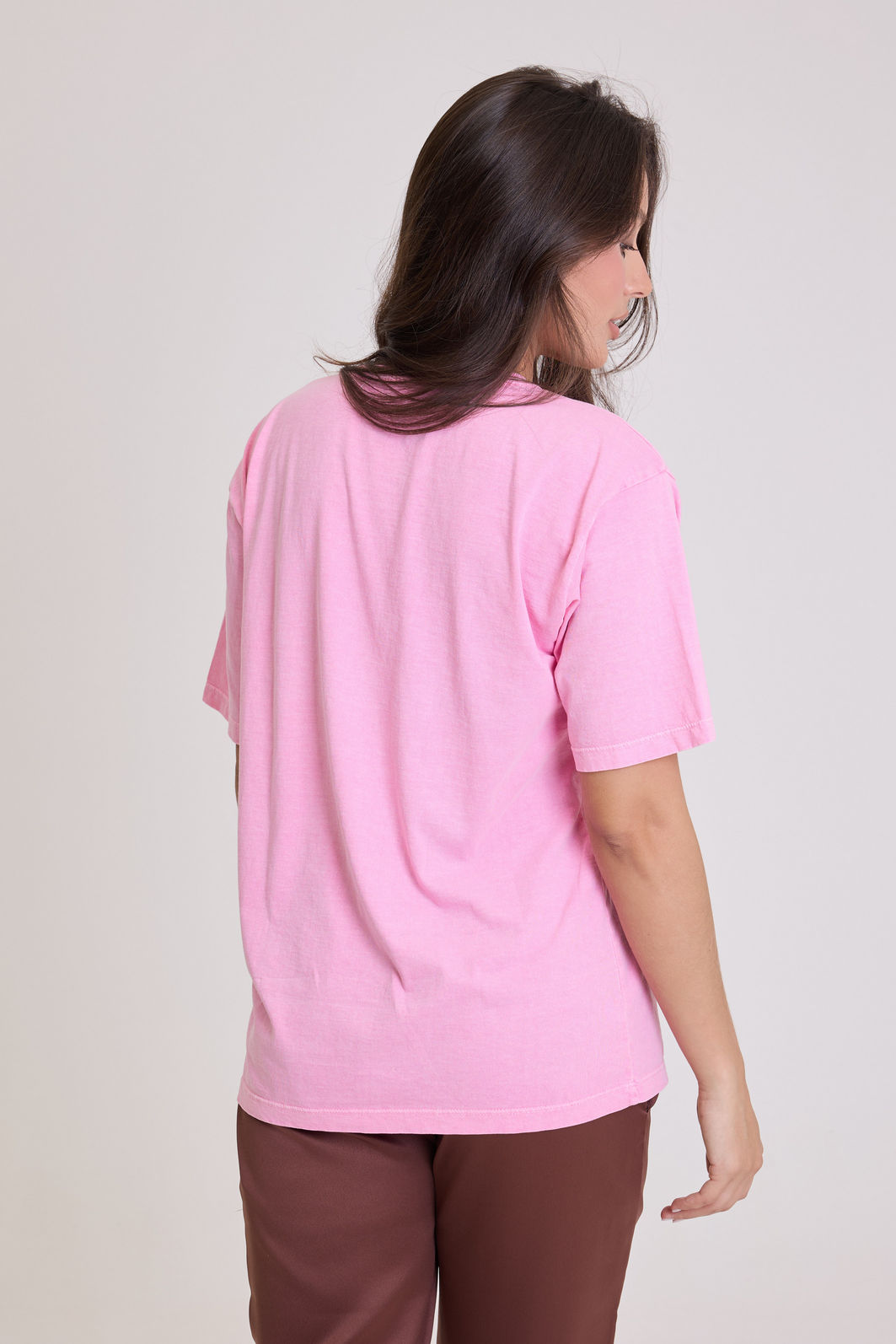 T-SHIRT ESTONADA FIERCE ONÇA (COM FOIL) ROSA CHICLETE T-SHIRT ESTONADA FIERCE ONÇA (COM FOIL) ROSA CHICLETE