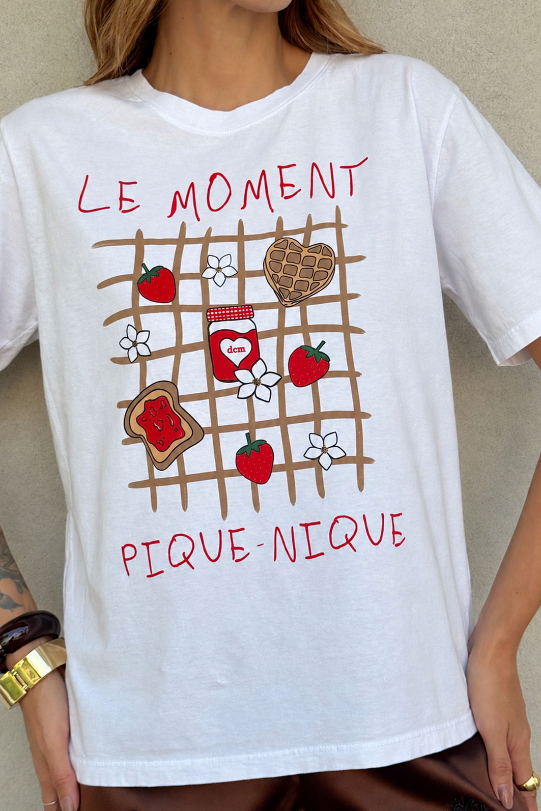 T-SHIRT ESTONADA LE MOMENT BRANCA T-SHIRT ESTONADA LE MOMENT BRANCA