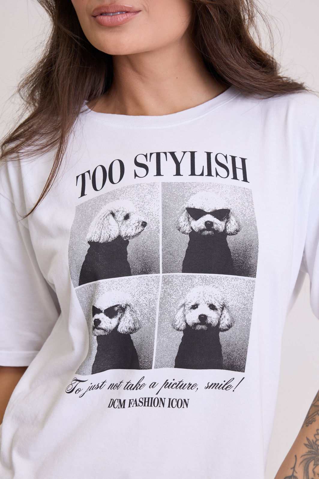 T-SHIRT ESTONADA POODLE STYLISH T-SHIRT ESTONADA POODLE STYLISH