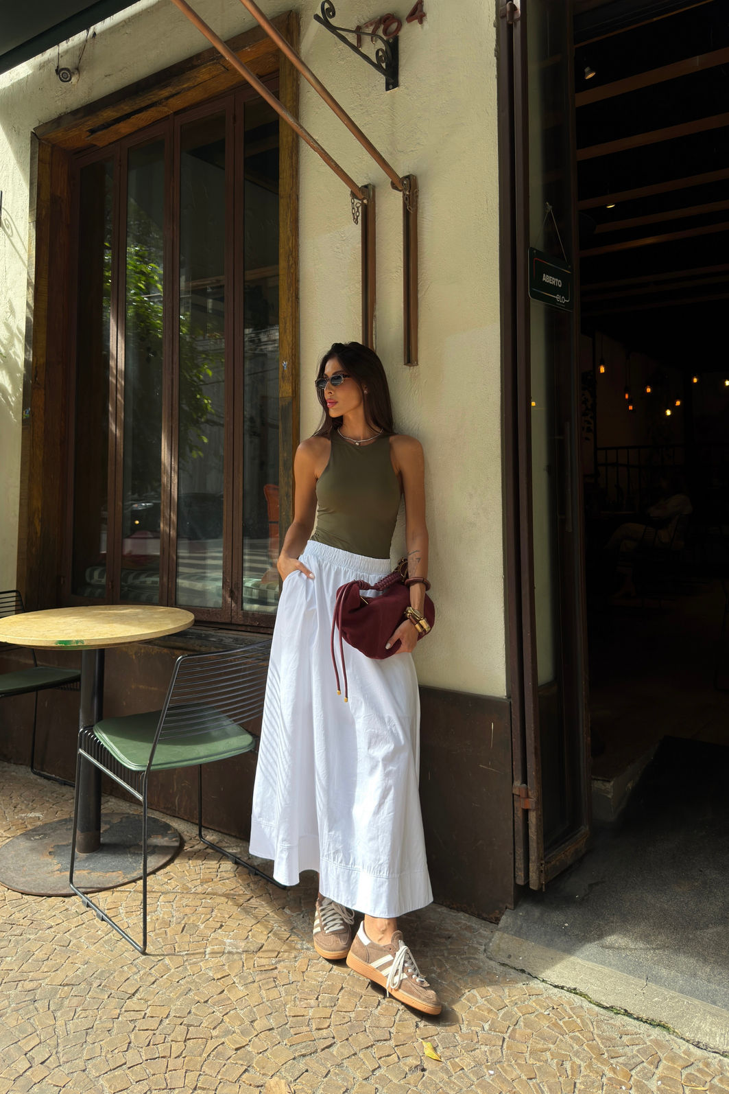 SAIA MIDI LIVIA BRANCA SAIA MIDI LIVIA BRANCA