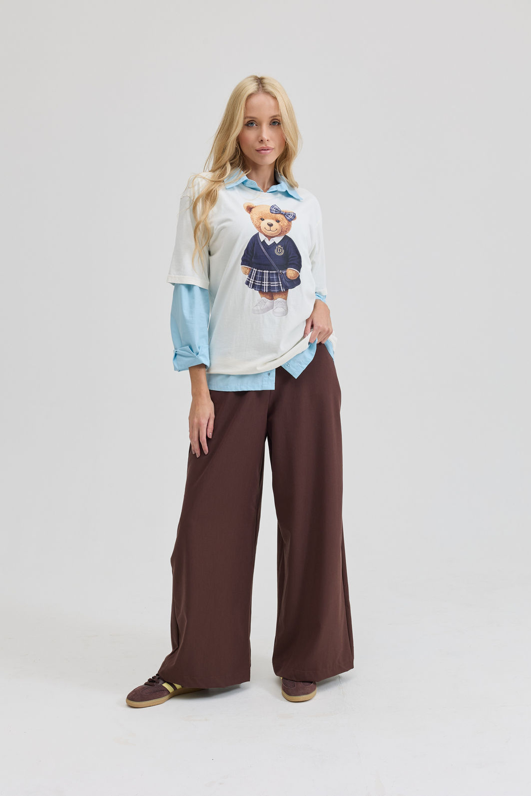 CALÇA ALFAIATARIA PANTALONA GISELLE MARROM TRUFADO CALÇA ALFAIATARIA PANTALONA GISELLE MARROM TRUFADO