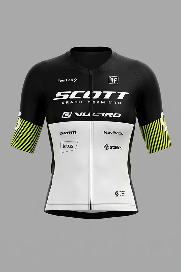 CAMISA AERO FEMININA EQUIPE SCOTT PRETO/BCO CAMISA AERO FEMININA EQUIPE SCOTT PRETO/BCO