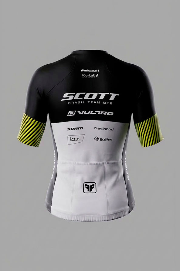 CAMISA AERO FEMININA EQUIPE SCOTT PRETO/BCO CAMISA AERO FEMININA EQUIPE SCOTT PRETO/BCO